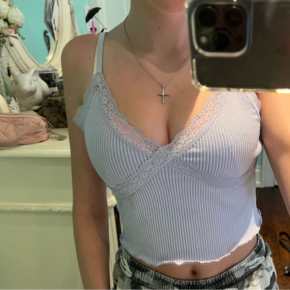 Purple H&M tank